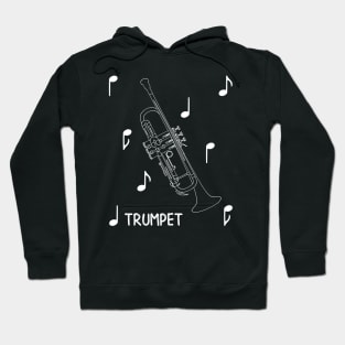 Musical Notes Trumpet Hoodie